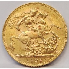 SOUTH AFRICA 1925 . SOVEREIGN . GOLD COIN